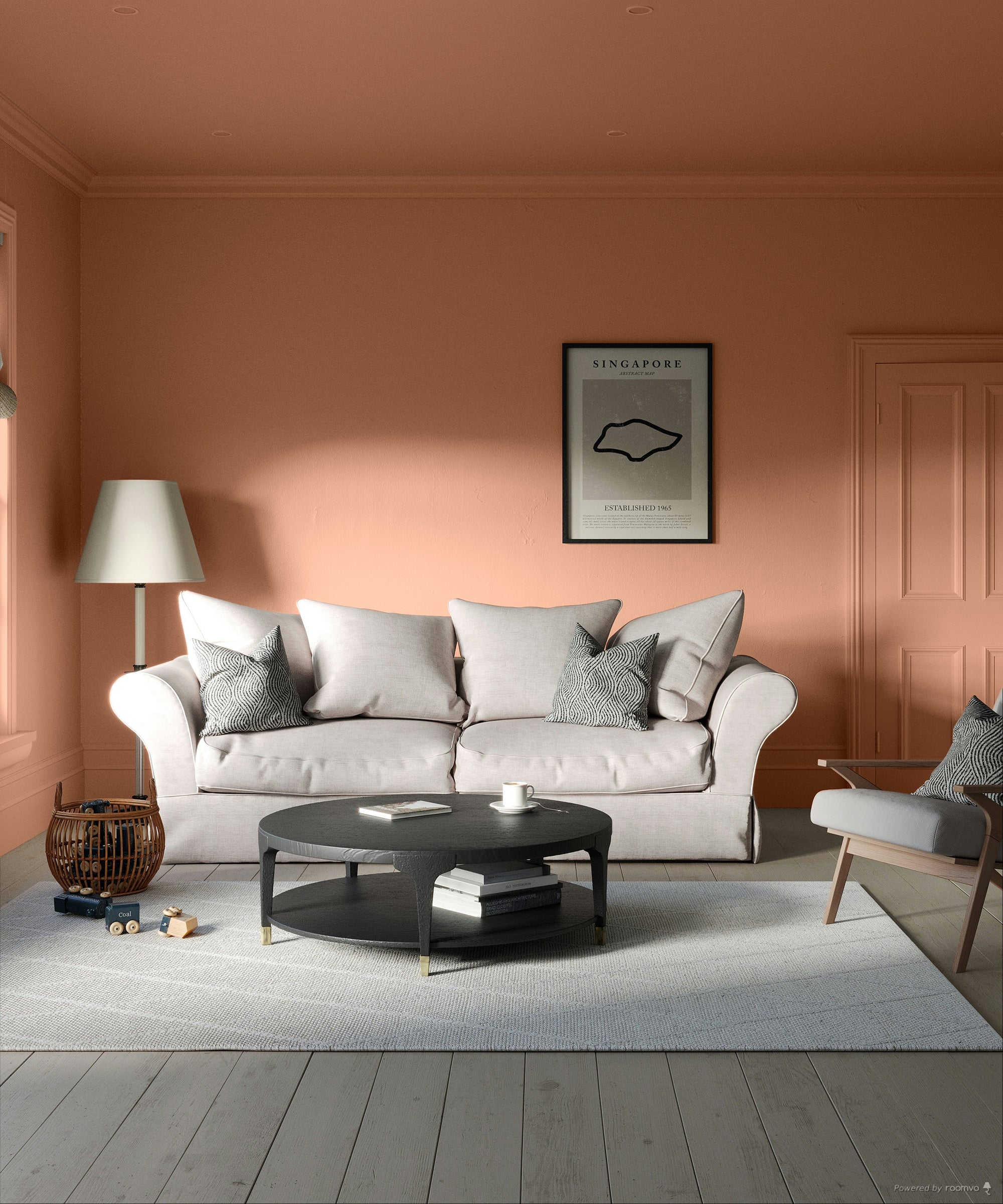Farrow & Ball Folly Pink No. G14 paint, duvallatelier.com