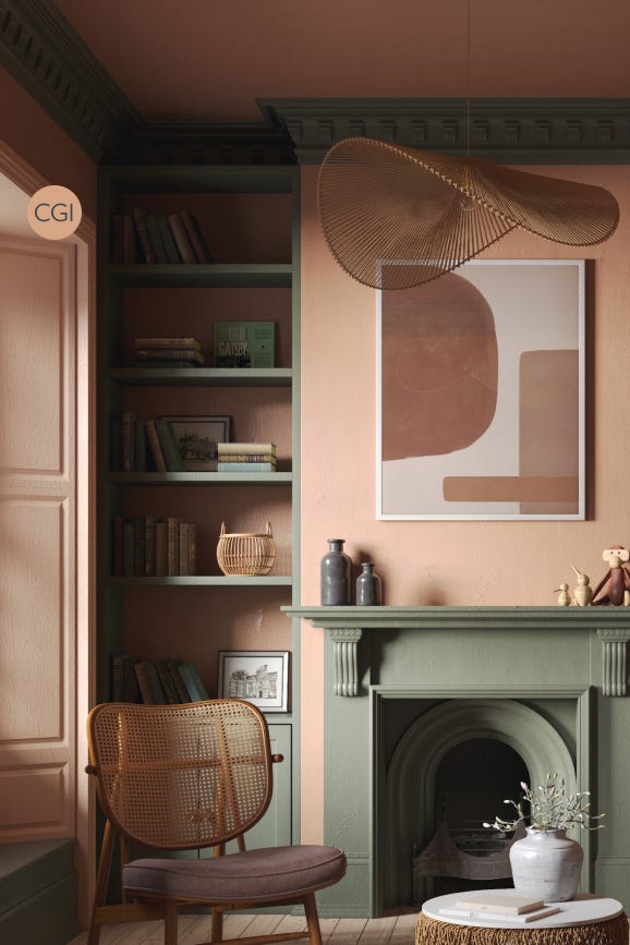 Farrow & Ball Fowler Pink No. 39 paint, duvallatelier.com