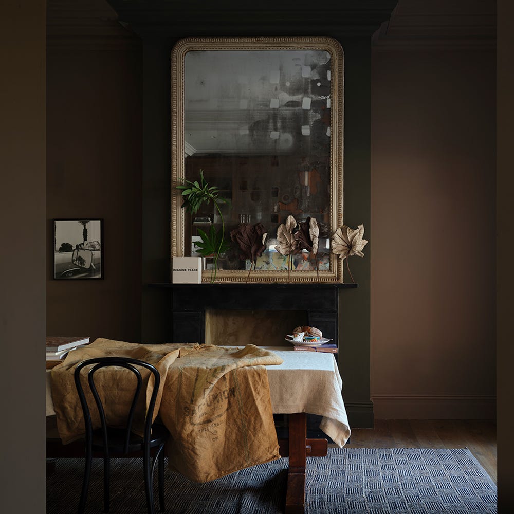Farrow & Ball Broccoli Brown No. 198 paint, duvallattelier.com