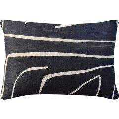 14X20 GRAFFITO ONYX/BEIGE PILLOW