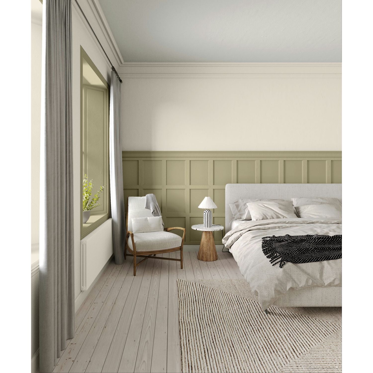 Farrow & Ball Green Stone No. 12 paint, duvalatelier.com