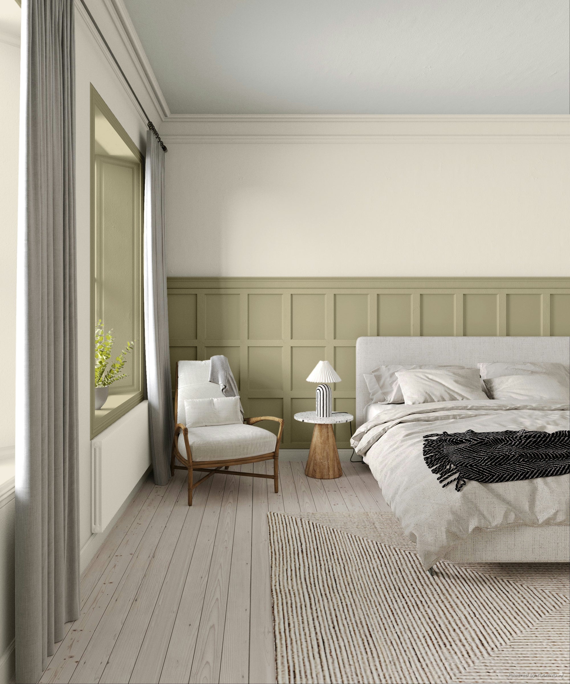 Farrow & Ball Green Stone No. 12 paint, duvalatelier.com