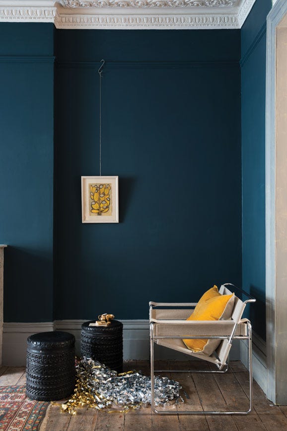 Farrow & Ball Hague Blue No. 30 paint, duvallatelier.com