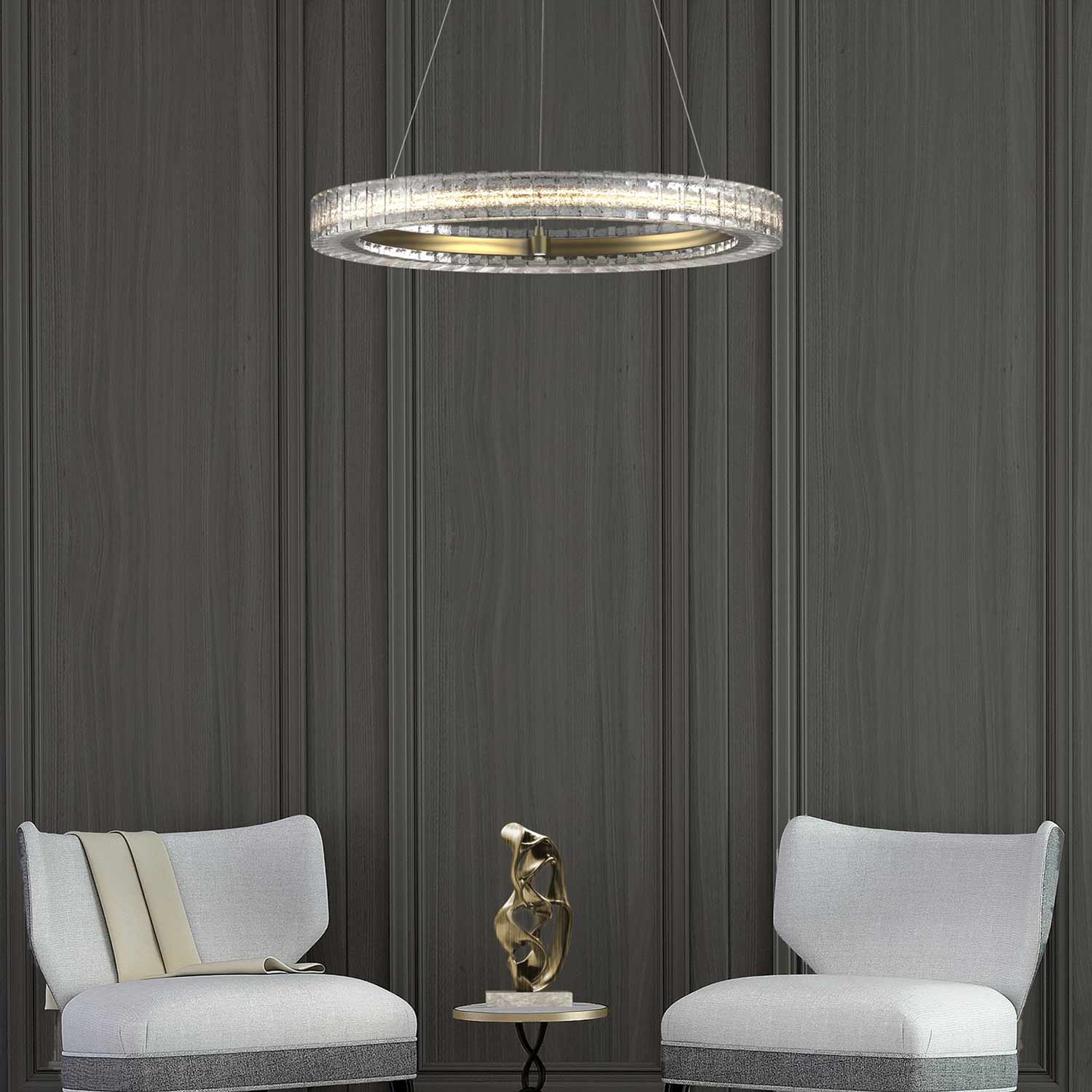 Hammerton Studio lighting, Asscher Ring Chandelier, Duvallatelier.com, Asscher, Asscher Chandelier, Asscher Ring