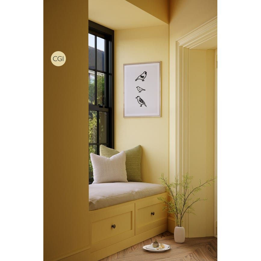 Farrow & Ball Hound Lemon No. 2 paint, duvallatelier.com