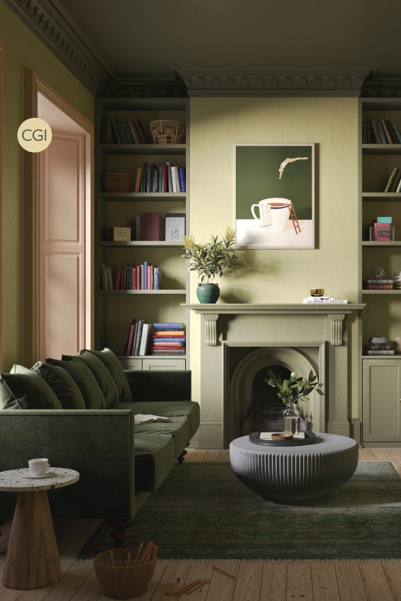 Farrow & Ball Hound Lemon No. 2 paint, duvallatelier.com