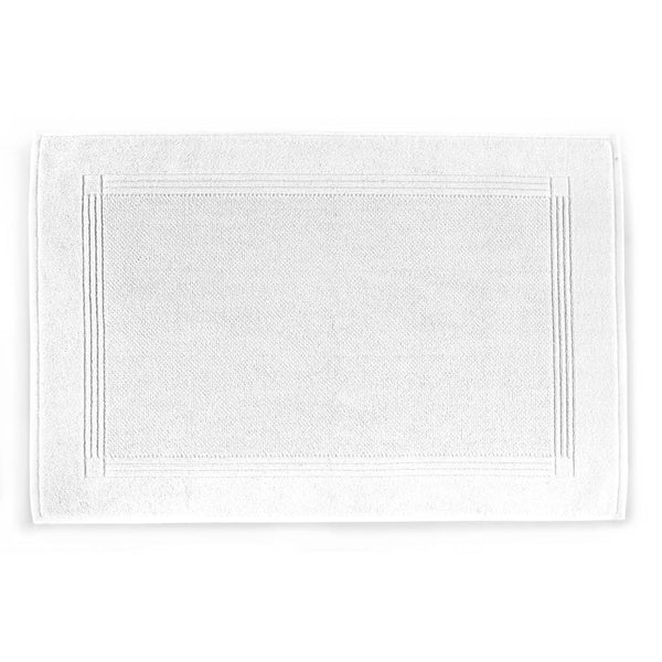 PEACOCK ALLEY JUBILEE TEXTURED BATH MAT in WHITE