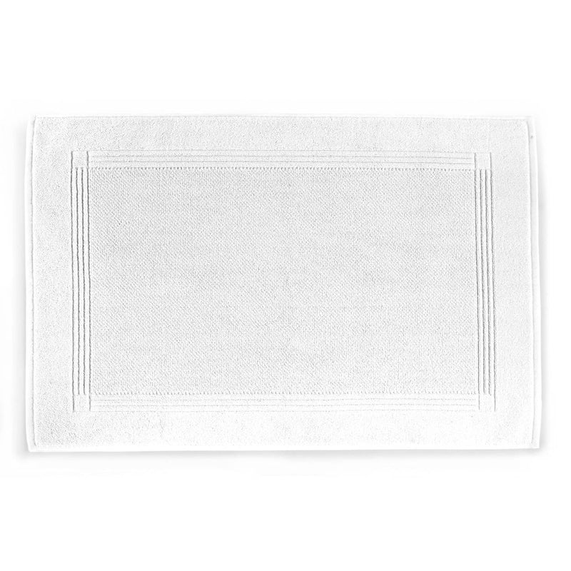 PEACOCK ALLEY JUBILEE TEXTURED BATH MAT in WHITE