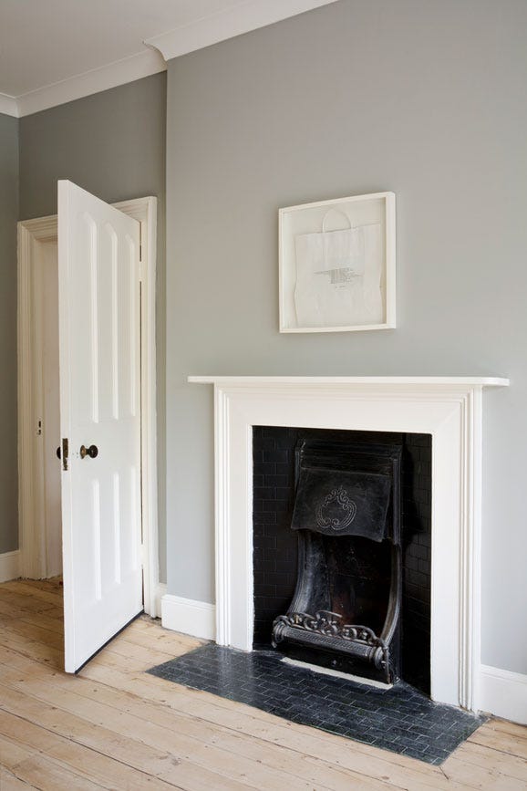 Farrow & Ball Lamp Room Gray No. 88 paint, duvallatelier.com