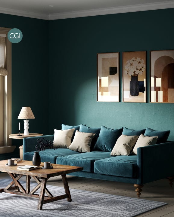 Farrow & Ball Mere Green No. 219 paint, duvallatelier.com