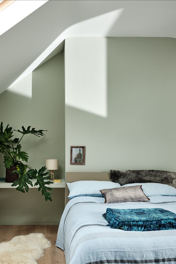 Farrow & Ball Mizzle No. 266 paint, duvsallatelier.com