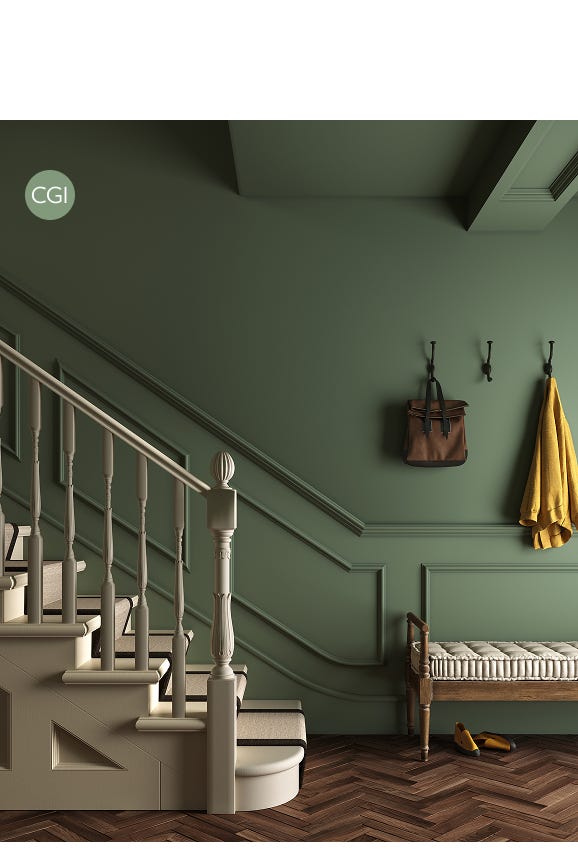 Farrow & Ball Pea Green No. 33, Duvallatelier.com