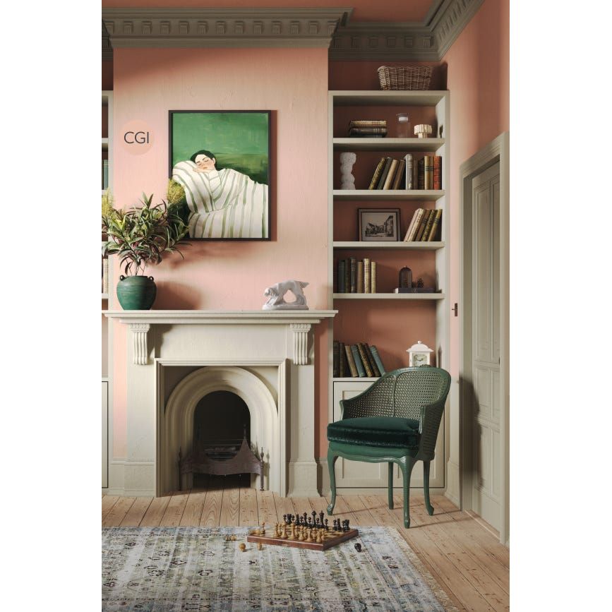 Farrow & Ball Pink Cup No. 9801 paint, duvallatelier.com