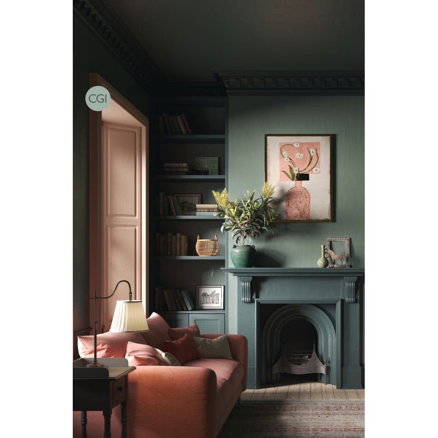 Farrow & Ball Pond Green No. G7 paint, duvallatelier.com