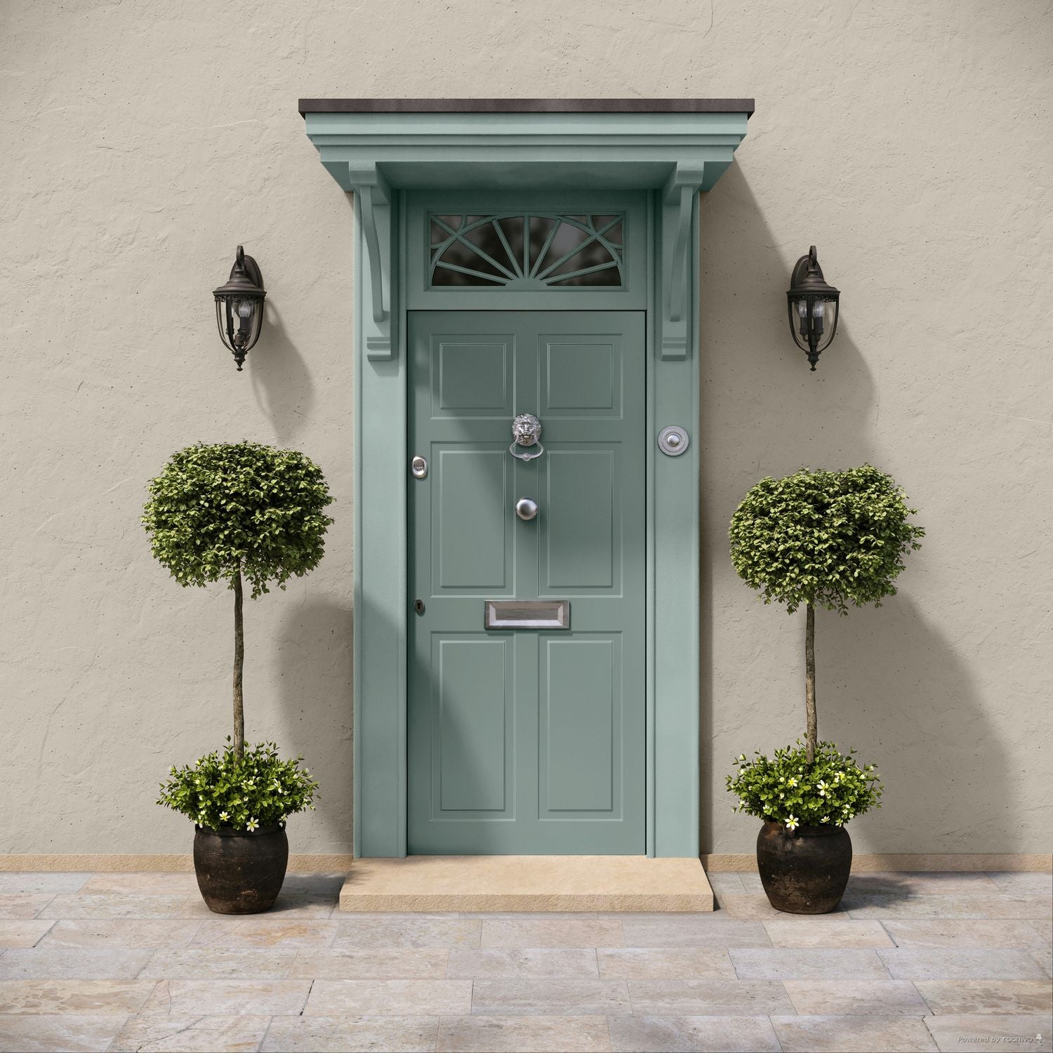 Farrow & Ball Powder Blue No. 23 paint, duvallatelier.com