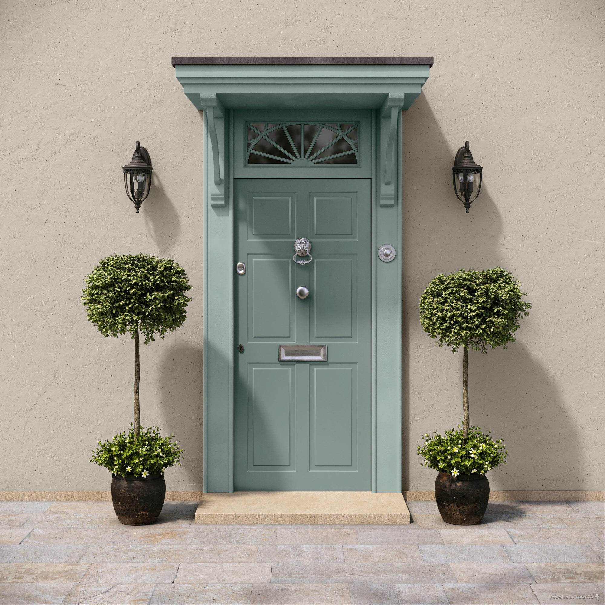 Farrow & Ball Powder Blue No. 23 paint, duvallatelier.com