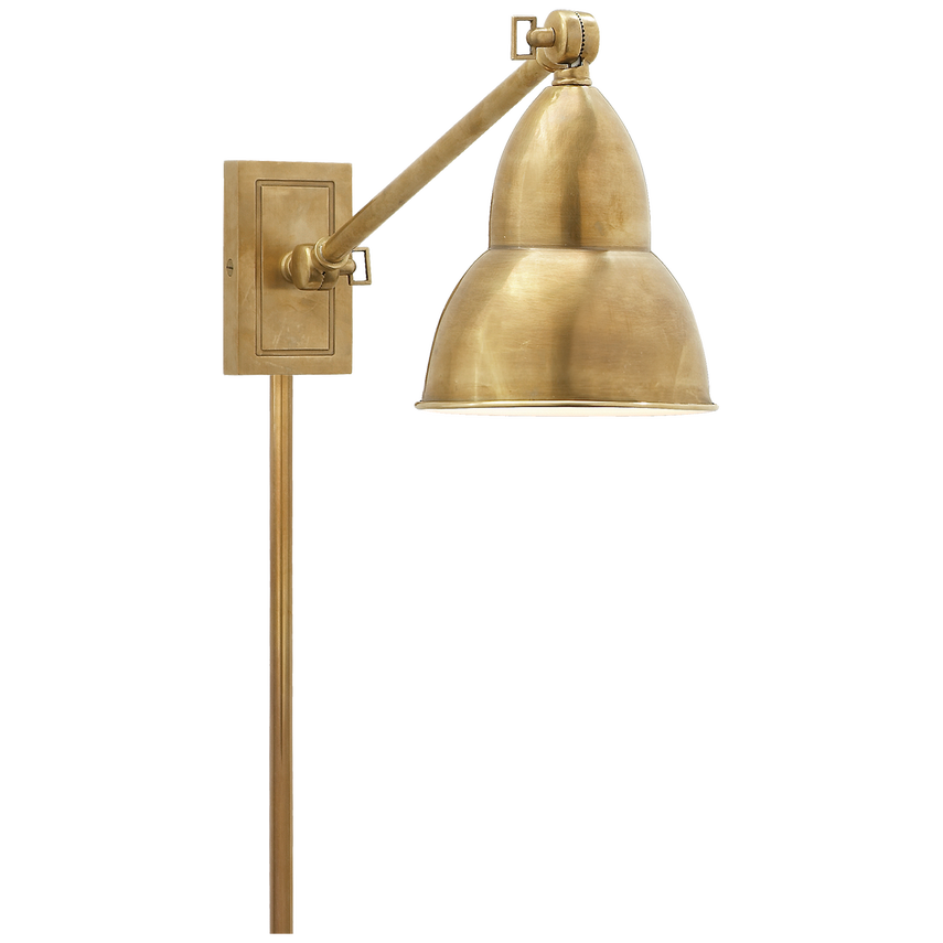 French Library Single Arm Wall Lamp, duvallatelier.com
