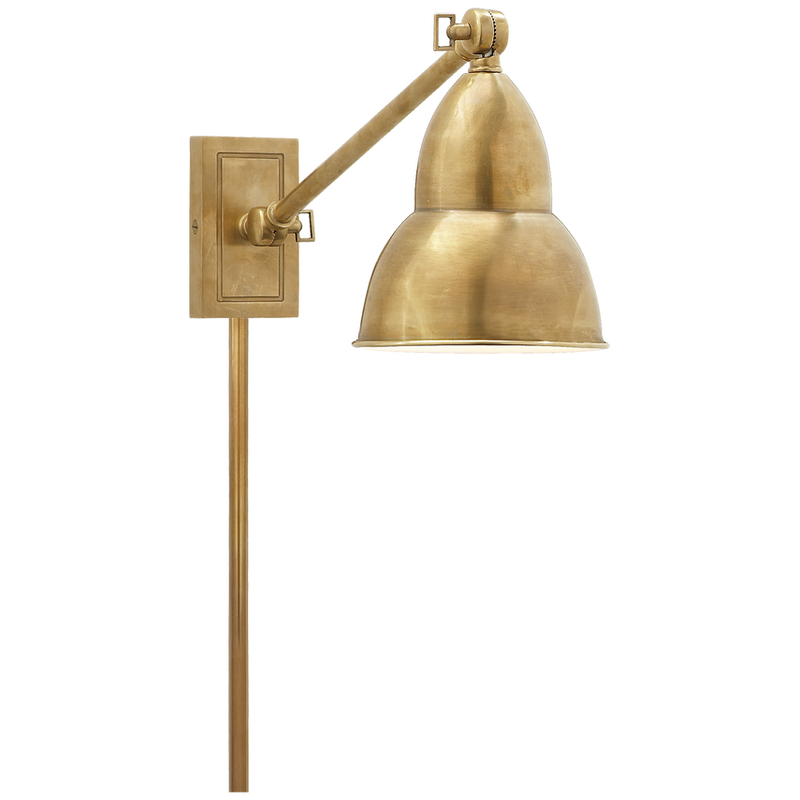 French Library Single Arm Wall Lamp