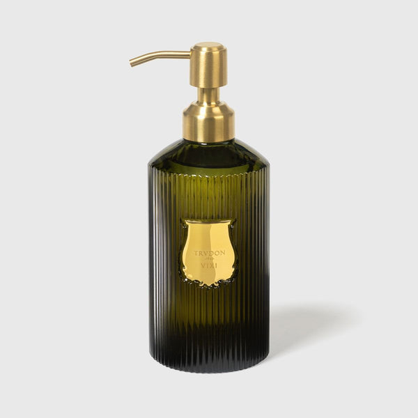 Trudon Liquid Hand Soap Building on Trudon’s Haute Parfumerie savoir-faire, the Maison unveils its first handcare range: a duo of liquid hand soaps that feature the Médie and Vixi Eaux de Parfum.

The 350ml bottles are luxurious decorative objects that take inspiration from the toiletries favored by European royalty in the 18th century. Refillable, they are ideally designed to enhance any bathroom or washroom experience.

Created by Emilie Bouge,&nbsp;Vixi calls for a woody freshness and a spiritual rejuven