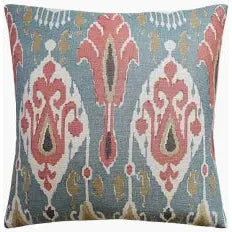14x20 IKAT BOKHARA TEAL PILLOW