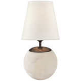 Terri Large Round Table Lamp with Linen Shade