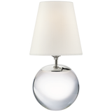 Terri Large Round Table Lamp with Linen Shade