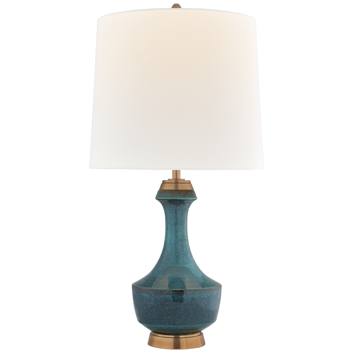 MAURO LARGE TABLE LAMP WITH LINEN SHADE