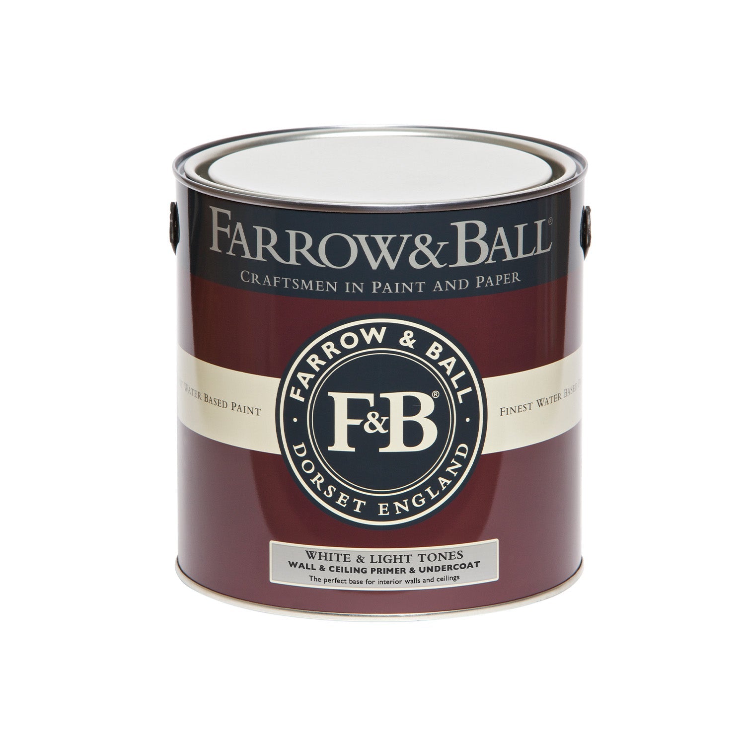 Farrow & Ball Light & White tones wall and ceiling primer and undercoat, duvallatelier.com