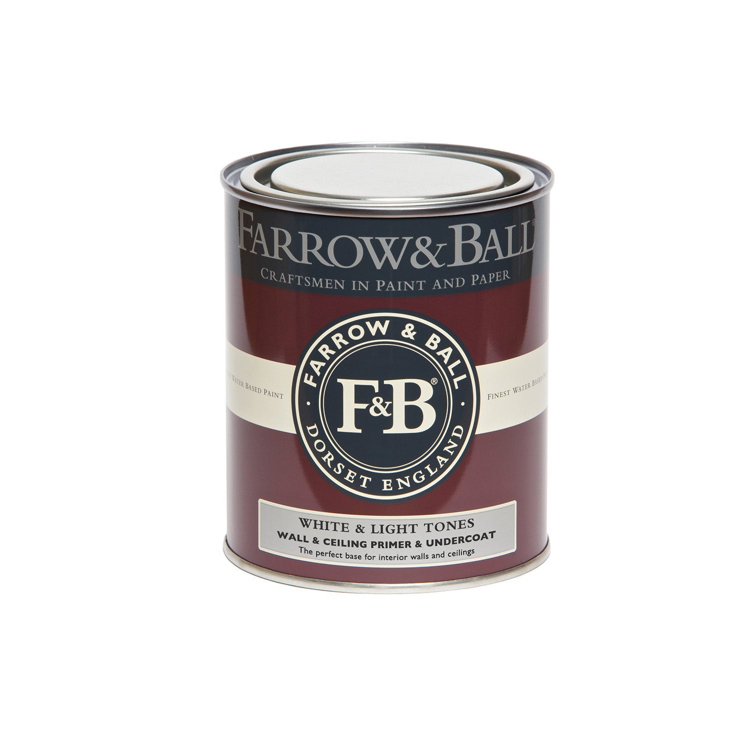 Farrow & Ball Light & White tones wall and ceiling primer and undercoat, duvallatelier.com