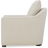 WESLEY HALL GERRINGER CHAIR, CUSTOM FABRIC, DUVALL ATELIER The Gerringer chair combines comfort with beauty. This chair is great for lounging with the pillow back offering additional support. The matching ottoman offers additional comfort.