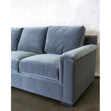 Duvall Atelier/ This beautiful transitional sofa is featured in a rich grey flannel velvet. Sheldon Sofa.