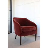 MILLBROOK CHAIR in Rootbeer Mohair