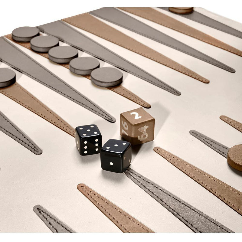 HAMPTON BACKGAMMON SET- IVORY