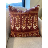 ATELIER COLLECTION PILLOW- Seneca Rust 21X21 Custom pillows in a beautiful linen patterned fabric. Duvall Atelier