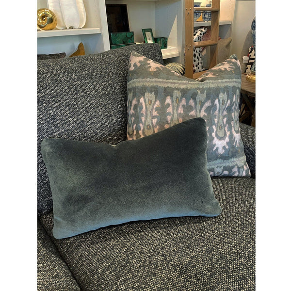 ATELIER COLLECTION PILLOW- Seneca Jade  21X21 Custom pillows in a beautiful linen patterned fabric.  Duvall Atelier