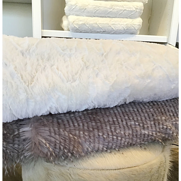 The ATELIER Collection Faux Fur Throw, Duvall Atelier