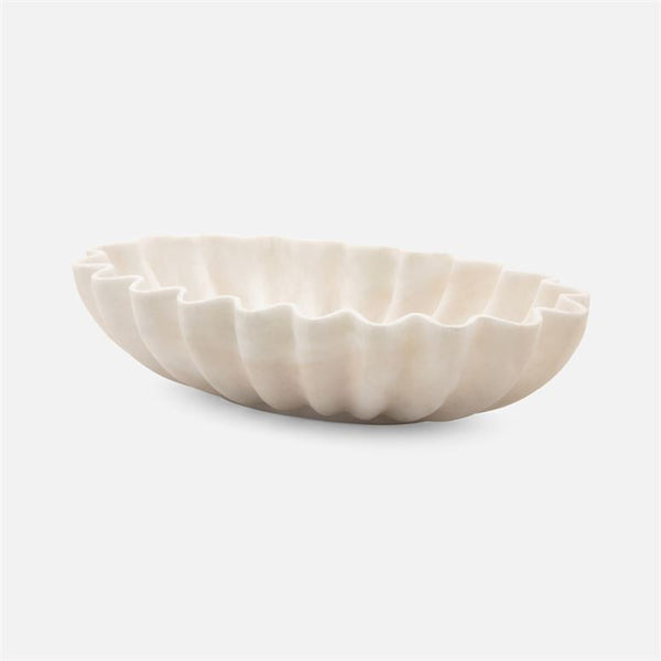 DARCI OVAL MARBLE BOWL