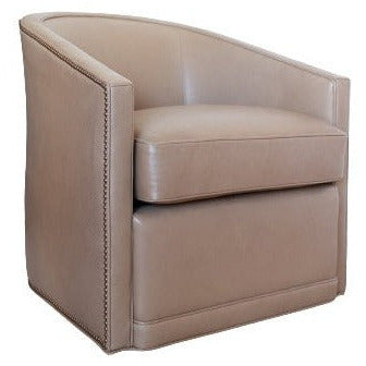 RADCLIFFE SWIVEL CHAIR in Leather