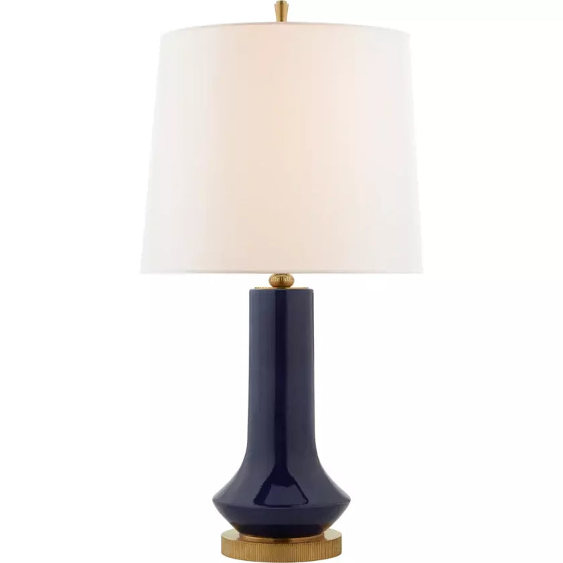 LUISA LARGE TABLE LAMP WITH LINEN SHADE