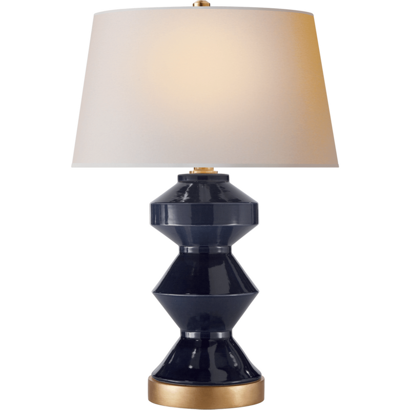 Visual Comfort Weller Zig-Zag Table Lamp/ Duvall Atelier